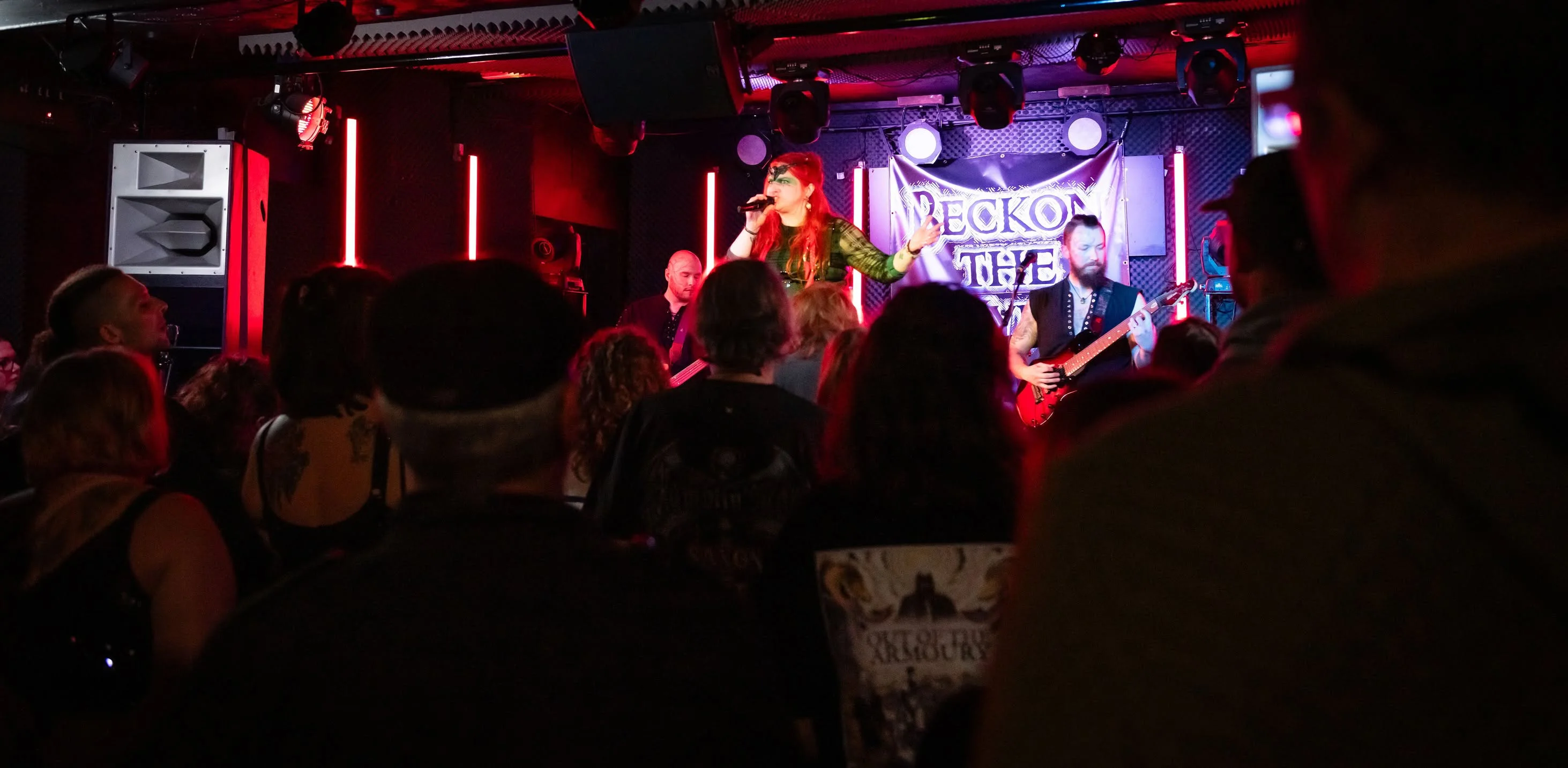 Beckon The Wyrd performing live on stage